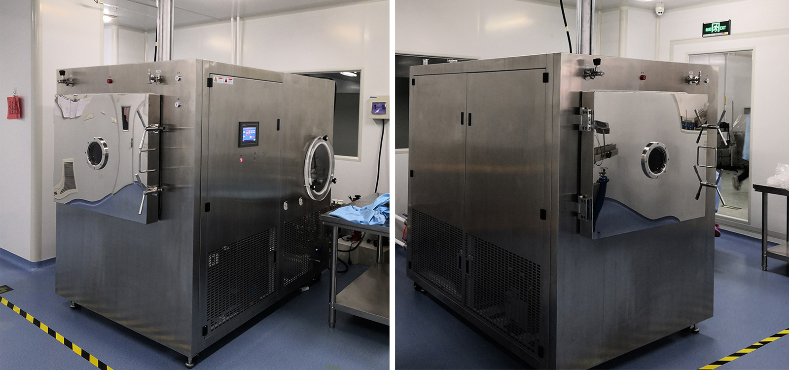 Configuraci&oacute;n del estante del liofilizador de laboratorio y configuraci&oacute;n de la capacidad del vial